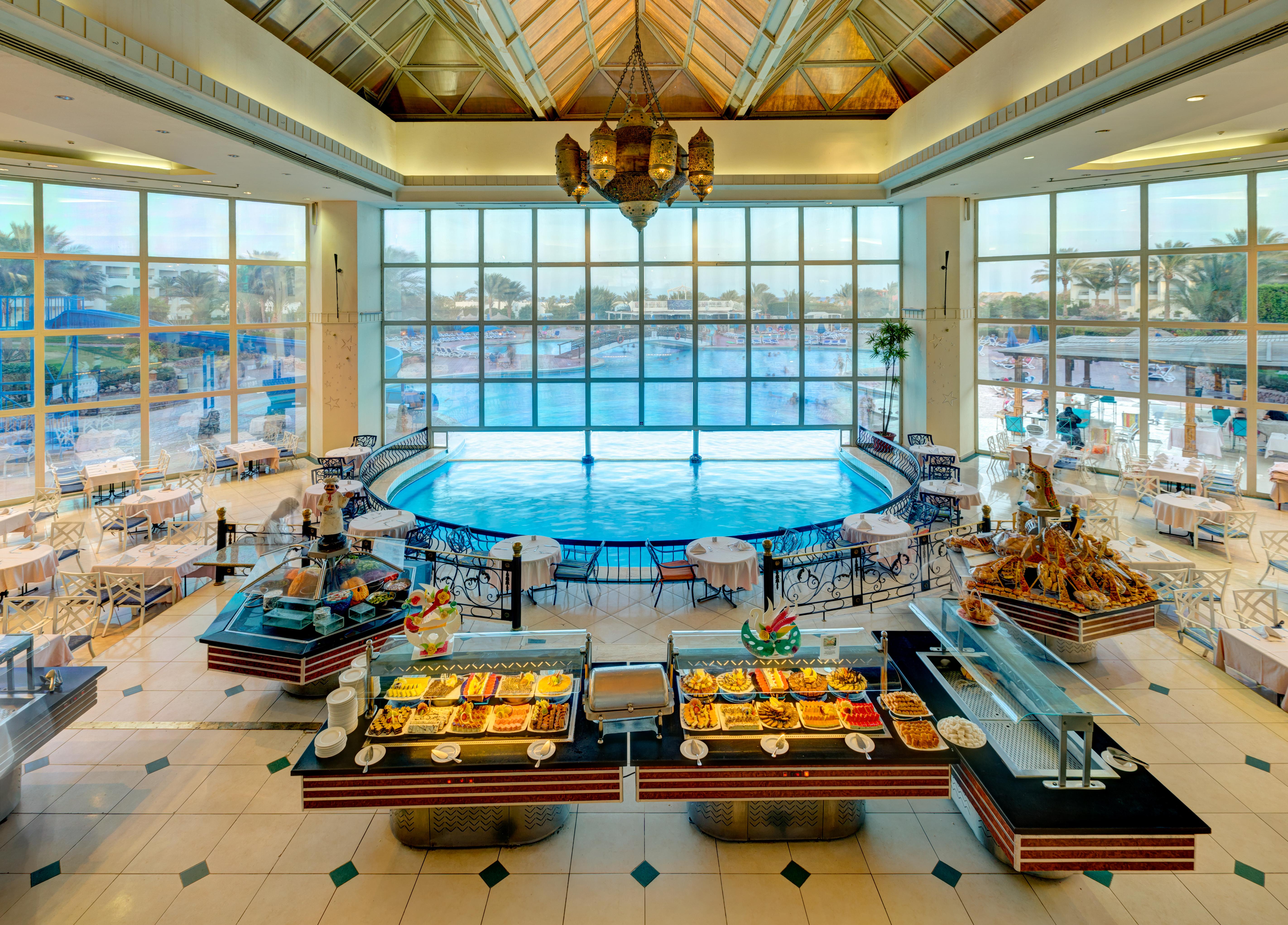 Aurora Oriental Resort Sharm El Sheikh Exterior foto The buffet at the hotel